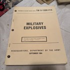      1960-80   s Demolition Materials   Maintenance  Operating Explosive Manual
