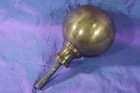 Vintage Brass Bronze Stair Newel Post Cap Ball Finial