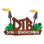 Don The Beachcomber - Tiki Torches Vinyl Sticker Decal- Vintage Style- Hawaiian