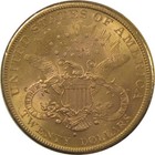 1882 S  20 Liberty Head Gold Double Eagle Au About Uncirculated Coin