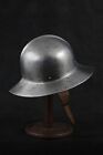 Hammered 18 Gauge Steel Medieval Blackened Kettle Helmet