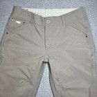 Kuhl Silencr Rogue Mens 33x32 Khaki Tan Ripstop 4-way Stretch Hiking Pants