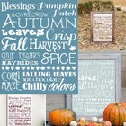  Autumn Silkscreen Stencil reusable Self-adhesive Silk Screen Printing  Autumn