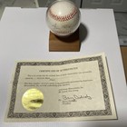 Willie Mays Autographed Baseball With Certificate Of Authenticity
