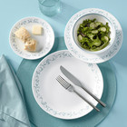 Corelle Country Cottage 12-piece Glass Dinnerware Set  service For 4 