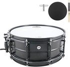 Advanced Snare 14x5 5 Inches Matte Black  Drumsticks  Mute Pad  Drum Key  Coa   