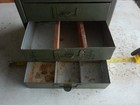 Vintage Metal Parts Organizer 5 Drawer 6  X 8  X 10  Lot 25-47-c