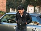 Men s Steampunk Gothic Biker Slim Fit Black Leather Jacket Moto Goth Punk Coat