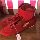 Vintage Racequid Racing Shoes Red Finish New