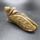 Chinese Ancient Design Asian Hand Carved Feng Shui Cicada Statue Pendant 1 5 