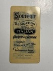 1904 Celluloid Souvenir Card New Italian Church   School Sharpsburg  Pa