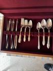 51 Pc  1847 Rogers Bros International Silver Heritage Silverplate Flatware W box