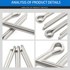 Split-pins   Split Cotter Pins Stainless Steel A2- For Clevis Pins M1 M2 M3-m10