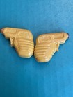 Very Rare Vintage 70 s Mini Space Gun Yellow Cosmic Pistol Hong Kong New Nos