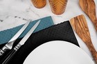 Kitchen Dish Towels Aqua  100  Cotton Waffle Weave 15x26  12 Pc Terry Cloth