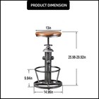 Antique Industrial Retro Vintage Stylish Water Pipe Design Pub Kitchen Bar Stool