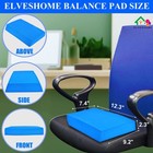 Small Balance Board  Exercise Balance Pad  Yoga Mat Thick  Non-slip Foam Pad    