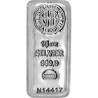 Ten 10 10 Oz  Nadir Metal Rafineri Refinery Silver Bar - 999 9 Fine