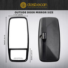 Left Side Mirror Compatible With 2008-23 Isuzu Npr Npr-hd