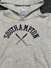 Vintage 90s Russell Athletic South Hampton Hoodie Youth Size Medium Grey