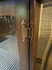 Vintage Hrdwd Display Case With Key And Lock 21 x7 x29 collectibles arms Display