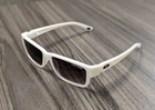 Tifosi Optics Hagen Sunglasses Gloss White  Smoke Gradient Lenses   316