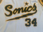 Rare Authentic Reebok Hwc Ray Allen  34 Seattle Supersonics Jersey Size Xl 48