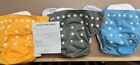Alvababy Baby Cloth Diapers 6 Pack W  12 Inserts One Size Adjustable Washable