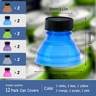 12 Pack Can Covers reusable Pop Can Bottle Tops Lids For Soda Carbonated Drink B