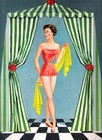 Vintage Uncut 1953 Photo Fashions Paper Dolls nostalgic rare  1 Top Reproduction