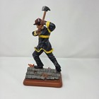 Vanmark Red Hats Of Courage Figurine Fireman firefighter Collectible
