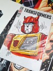 Blaster Sketch Cover Original Sketch Markers Art Signed By Michael Fulcher