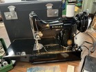 Singer Featherweight 221 Sewing Machine Tested Running Case Buttonholer   Manual
