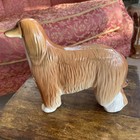 Lomonosov Porcelain Figure Afghan Hound Dog Ussr 6  15cm