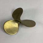 Vintage Solid Brass Marine Boat Ship Propeller Nautical Art Paperweight