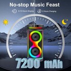Karaoke Machine For Adult large Home Party Karaoke System With 2 Wireless Microp