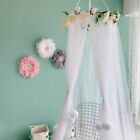 Baby Crib Bed Canopy Mosquito Net Tulle Curtain Hang Dome Tent With Garland Home