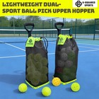 G-sqaured Lightweight Tennis Ball Hopper     Holds 50  Tennis Balls Or 40  Pick   