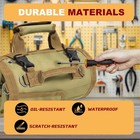 Heavy Duty Roll Up Tool Bag Tool Pouch Bags Organizer W 6 Pockets Large Capacity