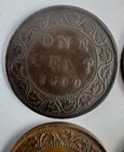 Four-coin Lot Canadian Large Cent 1900-1917 Bronze Assorted 4 Canada One Penny