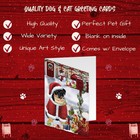 Dear Santa Mailbox Christmas Letter Rottweiler Dog Greeting Cards - Adorable    