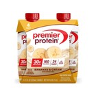 Premier Protein Shake  Bananas   Cream  30g Protein  11 Fl Oz  12 Ct Free