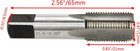 Pipe Thread Tap G3 8-19 Bsp 55 Degree 4 Straight Flutes Pipe Tap