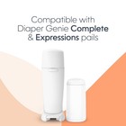 Diaper Genie Diaper Pail Round Refills clean Laundry Scent 3 Pk  720 Ct  Orange