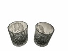 Scotch Whiskey Rocks Glass Snifter Collectors Tumblers X2 Pair Vintage