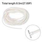 Uxcell Silicone Foam Seal Strip  3mm 0 12   Dia 8 5 3mm X Meter  White