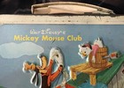 Vintage Walt Disney Mickey Mouse Club Lunchbox No Thermos Metal Lunch Box