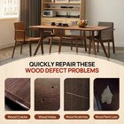 Boncart Wood Furniture Repair Kit  Touch Up Fillers  5 Dark Colors