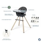 Maxi-cosi Moa 8-in-1 High Chair - Classic Graphite  Creased Box   Warranty 