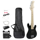 30  Electric Guitar Kids Beginner Guitar With Amp Case Accessories Pack Black